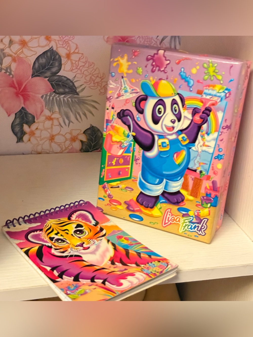 Lisa Frank pair box and notebook